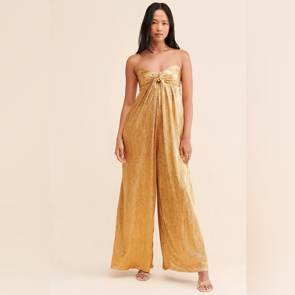Free People Olivia Strapless Jumpsuit
